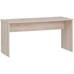 4260637316202 - 400 Schreibtisch sandeiche rechteckig Wangen-Gestell weiß 1500 x 650 cm