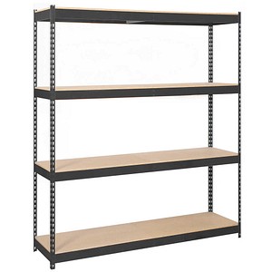 Simonrack Schwerlastregal SIMONFORTE 1807-4 8425437100765 anthrazit, holz 180,0 x 75,0 x 200,0 cm