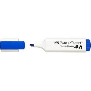 4005401595205 - FABER-CASTELL Textilmarker Standard 5er Textilmarker gelb rot blau grün schwarz 10 - 50 mm