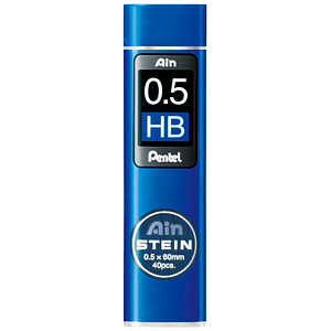 Pentel Ain Stein C275 Fallminen schwarz HB 0,5 mm, 40 St.