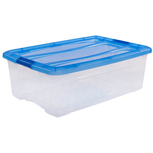 8716382166570 - Aufbewahrungsbox Clear NTB 6294 außen 395x575x205cm Polypropylen transparent blau 8716382166570 IRIS Ohyama 8716382166570 - Aufbewahrungsbox Clear NTB 6294 außen 395x575x205cm Polypropylen transparent blau 8716382166570 IRIS Ohyama