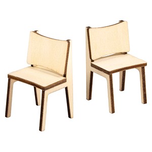 4006166937293 - Dekoartikel Mini Stühle beige 2 St 4006166937293 - Dekoartikel Mini Stühle beige 2 St