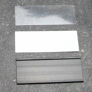 4068243022636 - Etikettenhalter magnetisch schwarz 180 x 50 cm 100 St 4068243022636 - Etikettenhalter magnetisch schwarz 180 x 50 cm 100 St