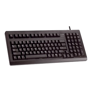 CHERRY G80-1800 COMPACT KEYBOARD, Kabelgebunden, Schwarz, PS2/USB (QWERTZ - DE)