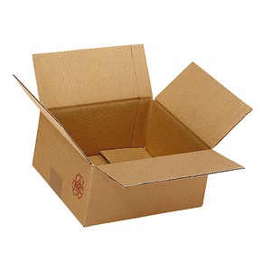 Nestler Wellpapp-Faltkartons 2-wellig braun 31,3 x 21,3 x 17,8 cm Außenmaß, 20 St.