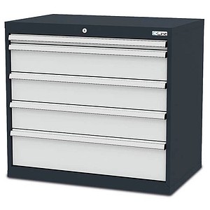 4057211001551 - C-Line Schubladenschrank anthrazit 5 Schubladen 900 x 575 x 820 cm