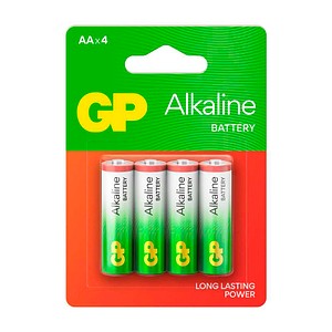 GP Batterien Long Lasting Power Alkaline Mignon AA 1,5 V, 4 St.