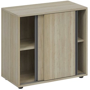 4260672333202 - fm Schiebetürenschrank home office 4260672333202 eiche 1 Fachboden 800 x 400 x 734 cm
