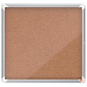 5028252063876 - NOBO Premium Plus Schaukasten für den Innenbereich 6 x A4 Kork Klapptür