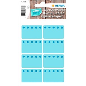 4008705037730 - 10 x HERMA Tiefkühletiketten 26x40mm blau Eiskristalle VE=48 Stück