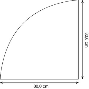 4032062321317 - Verbindungsplatte VXBE91 grafit silber dreieckig 800 x 800 x 25 cm