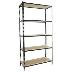 Simonrack Schwerlastregal MADERCLICK MEGA PLUS 5/600 8425437154416 anthrazit, holz 120,0 x 60,0 x 200,0 cm