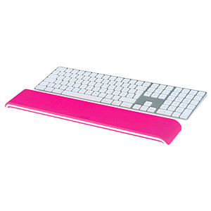 LEITZ Tastatur-Handballenauflage Ergo WOW pink, weiß