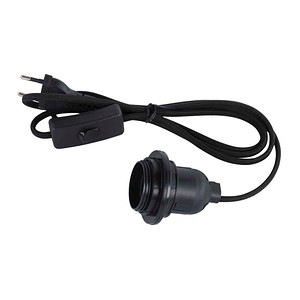 Rayher Lampenfassung mit Kabel und Stecker