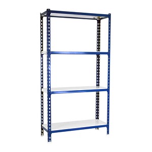Simonrack Schwerlastregal SIMONCLICK PLUS 4/400 8435104960615 blau, weiß 100,0 x 40,0 x 150,0 cm