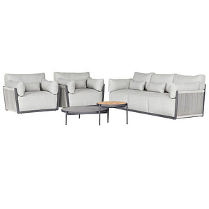 4043153120634 - Loungegruppe Bilbao anthrazit Kunststoff Metall 5-teilig 4043153120634 BEST 4043153120634 - Loungegruppe Bilbao anthrazit Kunststoff Metall 5-teilig 4043153120634 BEST