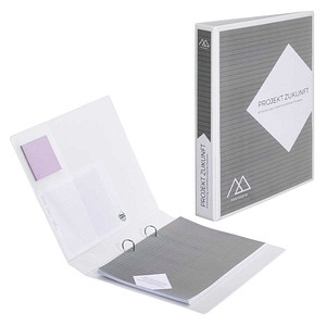 Exacompta Kreacover Ringbuch 2-Ringe weiß 4,7 cm DIN A4, 1 St.