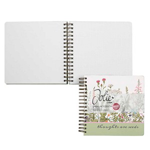 4004360769450 - SIGEL Notizbuch mit Spirale Jolie® ca DIN A5 punktkariert lindgrün hellgrau rosa orange Hardcover 240 Seiten 1 St