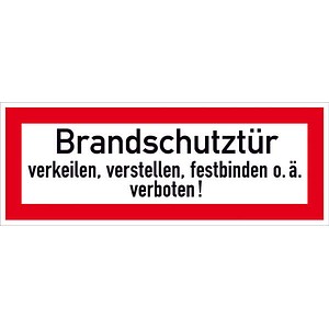 Safetymarking Hinweisschilder Weiss Rot Schwarz Gunstig Online Kaufen Office Discount