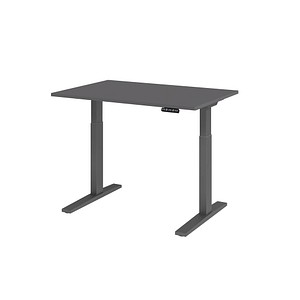 4032062322697 - Schreibtisch VXMKA12 G G elektrisch höhenverstellbar 120x80cm (BxT) rechteckig graphit graphit 4032062322697 Hammerbacher 4032062322697 - Schreibtisch VXMKA12 G G elektrisch höhenverstellbar 120x80cm (BxT) rechteckig graphit graphit 4032062322697 Hammerbacher
