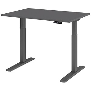4032062322697 - Schreibtisch VXMKA12 G G elektrisch höhenverstellbar 120x80cm (BxT) rechteckig graphit graphit 4032062322697 Hammerbacher 4032062322697 - Schreibtisch VXMKA12 G G elektrisch höhenverstellbar 120x80cm (BxT) rechteckig graphit graphit 4032062322697 Hammerbacher