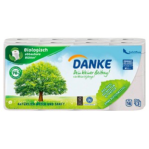 7322542534007 - Toilettenpapier 3-lagig Recyclingpapier 16 Rollen