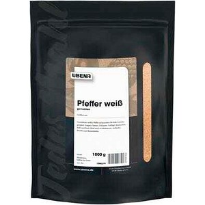 UBENA Pfeffer weiß gemahlen Gewürz, 1,0 kg