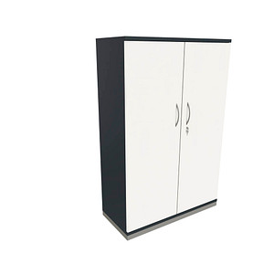 4260429764587 - fm Aktenschrank Sidney 4260429764587 lavagrau weiß 3 Fachböden 1000 x 442 x 1517 cm