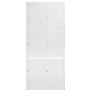 4061815857834 - Schließfachschrank ClassiX signalweiß X-523327 6 Schließfächer 800 x 500 x 1800 cm 4061815857834 LÜLLMANN 4061815857834 - Schließfachschrank ClassiX signalweiß X-523327 6 Schließfächer 800 x 500 x 1800 cm 4061815857834 LÜLLMANN