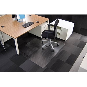 Rollsafe Bodenschutzmatte für Teppichböden rechteckig mit Lippe lange Seite, 120,0 x 150,0 cm Rollsafe Bodenschutzmatte für Teppichböden rechteckig mit Lippe lange Seite, 120,0 x 150,0 cm