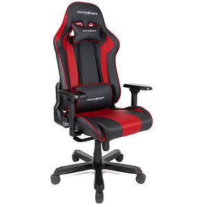 DXRacer Gaming Stuhl King Serie, Größe XL, OH-KA99-NR Kunstleder rot