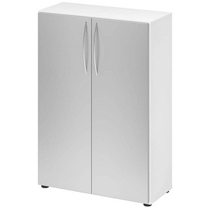 4032062305133 - HAMMERBACHER Aktenschrank 4550 V4550 W S BM weiß silber 2 Fachböden 800 x 346 x 1144 cm 4032062305133 - HAMMERBACHER Aktenschrank 4550 V4550 W S BM weiß silber 2 Fachböden 800 x 346 x 1144 cm