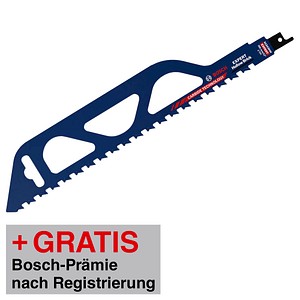 4059952535074 - 2608900417 EXPERT ‘Hollow Brick’ S 1243 HM Säbelsägeblatt 1 Stück Sägeblatt-Länge 300 mm 1 St 4059952535074 - 2608900417 EXPERT ‘Hollow Brick’ S 1243 HM Säbelsägeblatt 1 Stück Sägeblatt-Länge 300 mm 1 St