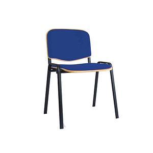LÜLLMANN Stapelstühle 225471 blau Stoff, 1 St.