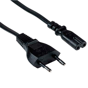 1,5 m Netzkabel mit Schalter Stromkabel, Kabel, z.B. für LED Leisten,  schwarz von Satelliten Markt Köln