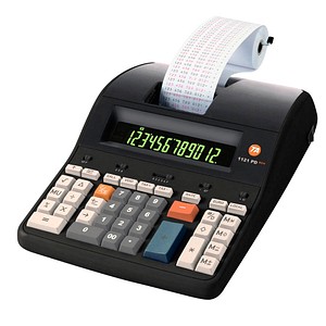 8020334334161 - TA 1121 PD Eco Druckender Tischrechner Schwarz Display (Stellen) 12 netzbetrieben (B x H x T) 210 x 80 x 310 mm