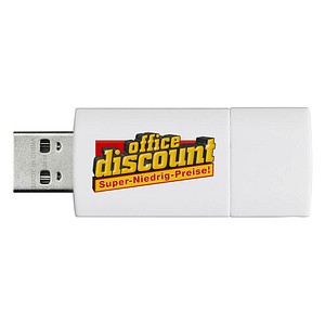 4250073813250 - USB-Stick weiß gelb 8 GB