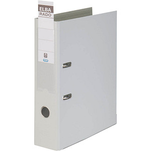 ELBA rado plast Ordner grau Kunststoff 8,0 cm DIN A4 ELBA rado plast Ordner grau Kunststoff 8,0 cm DIN A4