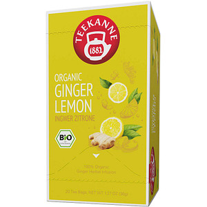 9001475035079 - Kräutertee ORGANIC GINGER LEMON Beutel kuvertiert 9001475035079 Teekanne