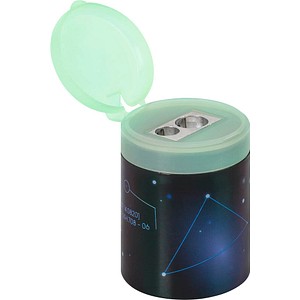 4061947134162 - Dosenspitzer doppelt Robot Hero blau