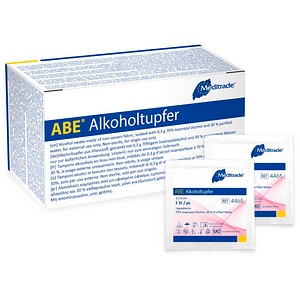4046153090020 - Maimed Alkoholtupfer 30x30 mm weiß aus Vlies 100 St Tupfer