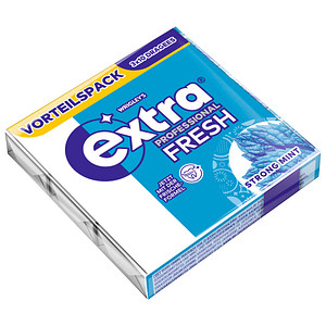 4009900544368 - PROFESSIONAL FRESH STRONG MINT Kaugummis 3 Pack à 10 Stück