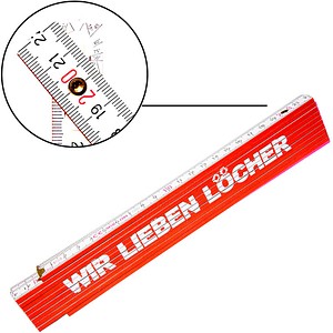 4049563061215 - WIR LIEBEN LÖCHER Meterstab Holz 4049563061215 TOX 4049563061215 - WIR LIEBEN LÖCHER Meterstab Holz 4049563061215 TOX
