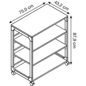 4005546301846 - Bürowagen System Multi Trolley 88 Büromöbel und Bürozubehör bei Büromöbel Experte im Online Shop 4005546301846 - Bürowagen System Multi Trolley 88 Büromöbel und Bürozubehör bei Büromöbel Experte im Online Shop
