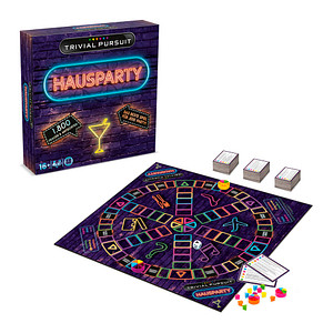 4035576047407 - Trivial Pursuit - Hausparty XL Wissens Spiel Quiz Ratespiel Gesellschaftsspiel deutsch