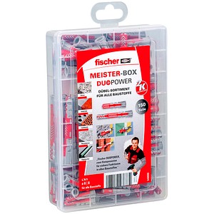 4048962276732 - fischer Meister-Box - DuoPower kurz lang 2K 540096 Universaldübel-Sortiment Ø 6 8 mm 30 40 50 65 mm 150 Stück 4048962276732 - fischer Meister-Box - DuoPower kurz lang 2K 540096 Universaldübel-Sortiment Ø 6 8 mm 30 40 50 65 mm 150 Stück