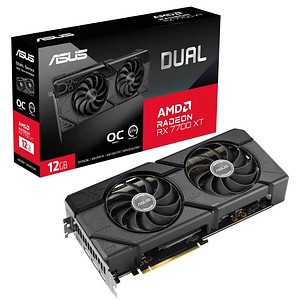 4711387430323 - Grafikkarte AMD Radeon RX 7700 XT DUAL OC 12 GB GDDR6-SDRAM PCIe x16 HDMI® DisplayPort Übertaktet   Overclocked