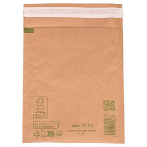 4009445110035 - Polstertaschen Gr 3 C braun für DIN A5 100 St