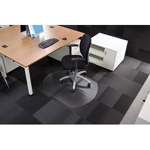 Rollsafe Bodenschutzmatte für Teppichböden halbrund, 90,0 x 120,0 cm Rollsafe Bodenschutzmatte für Teppichböden halbrund, 90,0 x 120,0 cm