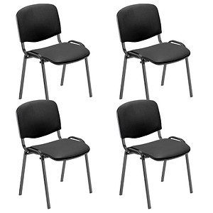 5901747563214 - Iso Besucherstühle anthrazit Kunstleder 5901747563214 WCI01-R65Z-BBV019-000228 - ISO 4L-BL V2N 4 Stück 5901747563214 - Iso Besucherstühle anthrazit Kunstleder 5901747563214 WCI01-R65Z-BBV019-000228 - ISO 4L-BL V2N 4 Stück